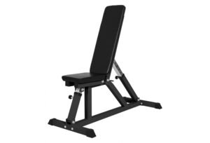 BANC DE MUSCULATION MULTIPOSITIONS NOIR OU BLANC - COULEUR : NOIR