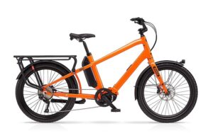 Benno Bikes BOOST E 10D CX - 24" Vélo Électrique de Cargo - 2022 - Neon Orange