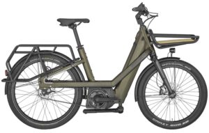 Bergamont E-CARGOVILLE BAKERY ELITE - Cargo E-Bike - 2022 - olive green