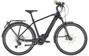 Bergamont E-HORIZON Elite Speed Gent - 45 km/h Trekking E-Bike - 2022 - black / blue dust