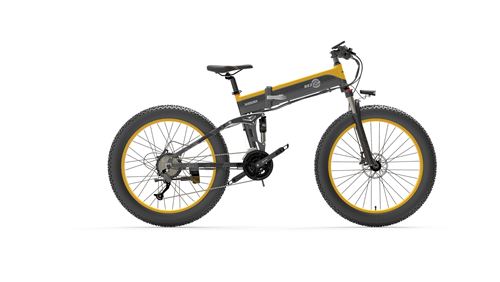 Bezior X1500 vélo électrique pliant 1500W 40km/h moteur 12.8AH Noir jaune