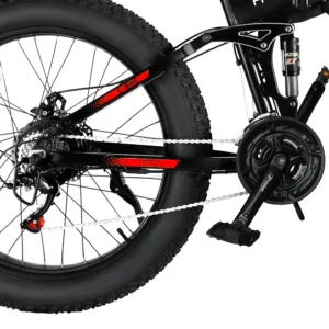 Fafrees FF91 1000W 26" Fat Bike Pliable E-Vélo de Montagne 10Ah 25km/h 90km