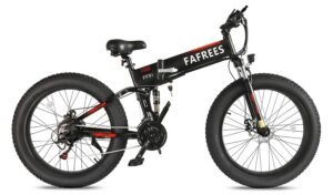 Fafrees FF91 1000W 26" Fat Bike Pliable E-Vélo de Montagne 10Ah 25km/h 90km