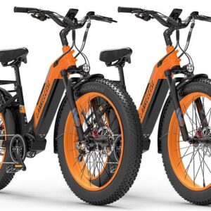 Lankeleisi MG600 Plus 2 vélos électriques Combo orange