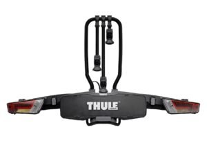PORTE-VÉLOS SUR BOULE D'ATTELAGE THULE EASYFOLD XT PRISE 13 BROCHES - 3 VÉLOS (COMPATIBLE E-BIKES) NOIR