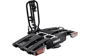PORTE-VÉLOS SUR BOULE D'ATTELAGE THULE EASYFOLD XT PRISE 13 BROCHES - 3 VÉLOS (COMPATIBLE E-BIKES) NOIR