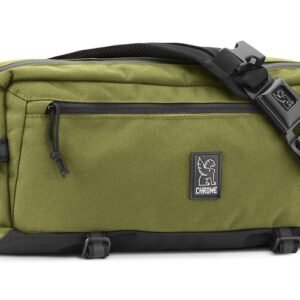 SAC EN BANDOULIÈRE CHROME KADET VERT NOIR