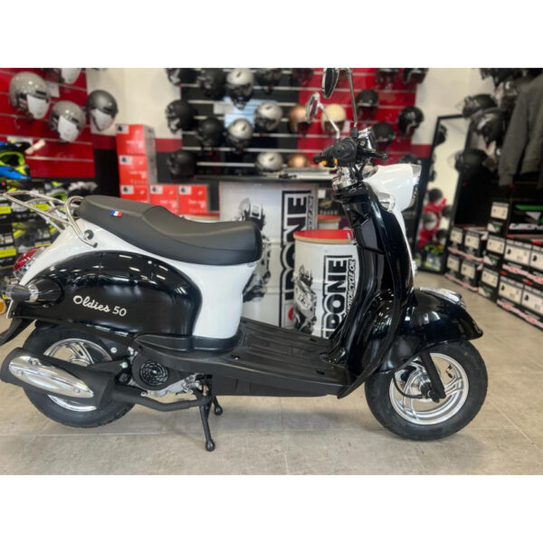 Scooter Oldies 50cc Noir & Blanc - Euro 4