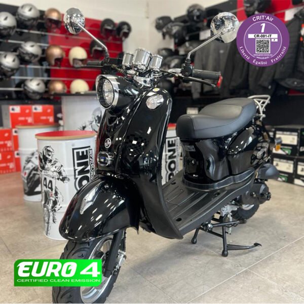 Scooter Oldies 50cc Noir brillant - Euro 4