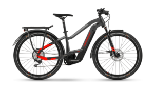 VTC Electrique Haibike Trekking 9 Mid Shimano Deore 11V 625 Wh 27.5 Gris Anthracite Rouge 2022