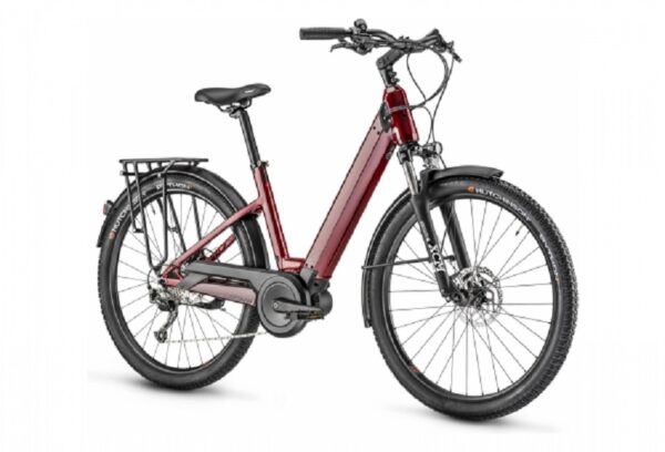 VTC Electrique Moustache Samedi 27 Xroad 2 Open Shimano Altus 9V 500 Wh 27.5 Rouge 2021