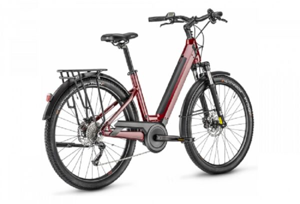 VTC Electrique Moustache Samedi 27 Xroad 2 Open Shimano Altus 9V 500 Wh 27.5 Rouge 20211