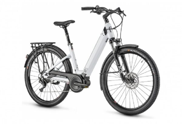VTC Electrique Moustache Samedi 27 Xroad 3 Open Shimano Deore 10V 625 Wh 27.5 Blanc 20221