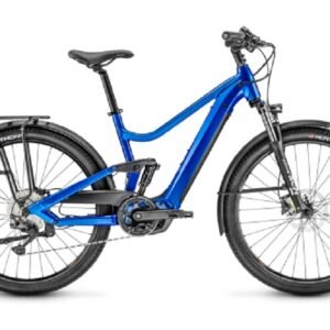 VTC Electrique Tout Suspendu Moustache Samedi 27 Xroad FS 3 Shimano Deore 10V 500 Wh 27.5 Bleu 20232