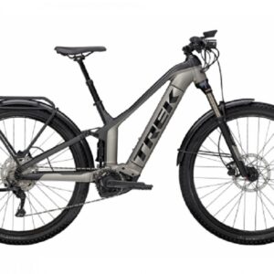 VTC Electrique Tout Suspendu Trek Powerfly FS 4 Shimano Deore 10V 625 Wh 27.5 Gris Noir 2023