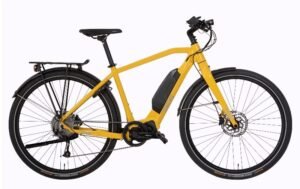 VTC électrique RIDLEY RES U500 MEN Shimano 9 Speed jaune