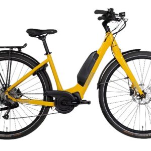 VTC électrique RIDLEY RES U500 Women Shimano 9 Speed jaune