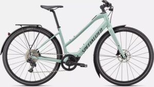 VTC électrique specialized Vado SL 4.0 Cadre Bas Équipé Blanc Sauge