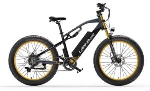 VTT Electrique Lankeleisi RV700 1000W 26" Fat Bike 16Ah 130km 30km/h Bleu