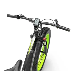 VTT  Électrique  Lankeleisi XC4000 1000W Fat Tire 40km/h 105km Batterie 17.5Ah vert