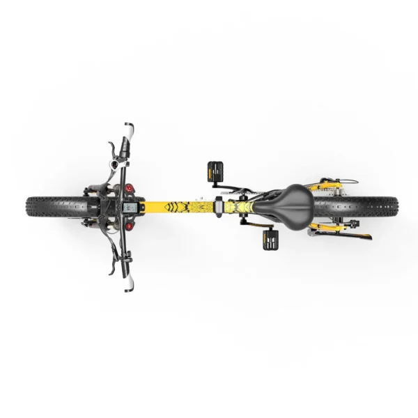 VTT Électrique Pliable Lankeleisi X3000 Plus 1000W 20" 40km/h 130km 17.5Ah Jaune
