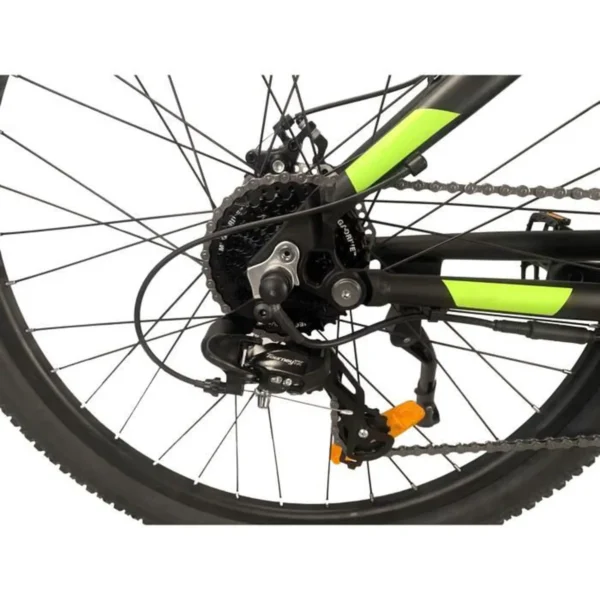 VTT Électrique SURPASS SURVTTTTSUSP13 - 27.5" - Noir - 8 vitesses - Batterie 13.4 Ah