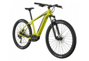 VTT Electrique Semi Rigide Cannondale Trail Neo 4 Shimano Alivio 9V 500 Wh 29 Jaune Highlighter1