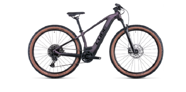 VTT Electrique Semi Rigide Cube Reaction Hybrid EXC 625 27.5 Sram NX SX Eagle 12V 625 Wh 27.5 Violet Smokylilac 2022