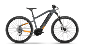 VTT Electrique Semi Rigide Haibike HardNine 4 400 Wh 29 Shimano Alivio M3100 9V Gris Orange 2021