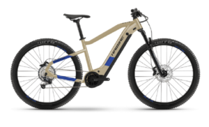 VTT Electrique Semi Rigide Haibike HardNine 7 630Wh 29 Shimano Deore 12V Beige Cafe Bleu 2022 1