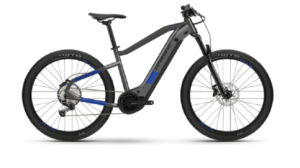 VTT Electrique Semi Rigide Haibike HardSeven 7 27.5 630Wh Shimano Deore 12V Gris Anthracite Bleu 2022. 3