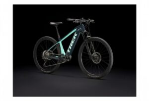 VTT Electrique Semi Rigide Trek Powerfly 7 Shimano SLX XT 12V 625 Wh 29 Bleu Navy Vert Miami 20232