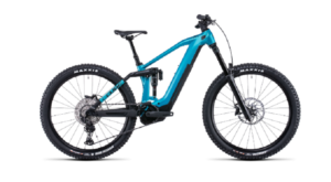 VTT Electrique Tout Suspendu Cube Stereo Hybrid 160 HPC SL 625 27.5 Shimano Deore XT 12V 625 Wh 27.5 Bleu Aquamarine 2022