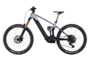 VTT Electrique Tout Suspendu Cube Stereo Hybrid 160 HPC SLT 750 27.5 Sram XX1 Eagle AXS 12V 750 Wh 27.5 Argent Prizm Gris Carbon 20222