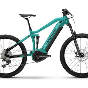 VTT Electrique Tout Suspendu Haibike AllMtn 1 Shimano Deore 11V 630 Wh 29 27.5 Turquoise Noir 2022