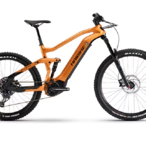 VTT Electrique Tout Suspendu Haibike AllMtn CF 6.0 Sram GX NX Eagle 12V 600 Wh 27.5 Plus 29 Orange 2022