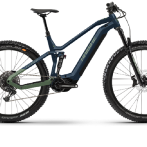 VTT Electrique Tout Suspendu Haibike AllTrail 9 29 Sram NX 12V 720 Wh 29 Bleu Vert Olive 2022