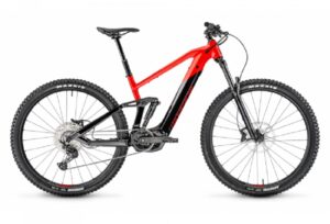 VTT Electrique Tout Suspendu Moustache Samedi 29 Trail 2 Shimano Deore 11V 625 Wh 29 Rouge Noir 2022