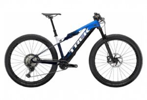 VTT Electrique Tout Suspendu Trek E Caliber 9.8 Shimano XT 12V 29 Gloss Alpine Navy Smoke 2022