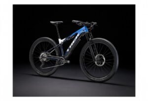 VTT Electrique Tout Suspendu Trek E Caliber 9.8 Shimano XT 12V 29 Gloss Alpine Navy Smoke 20221