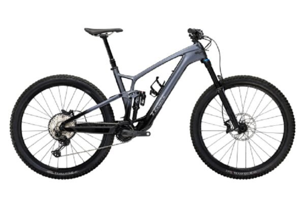 VTT Electrique Tout Suspendu Trek Fuel EXe 9.7 Shimano SLX XT 12V 360 Wh 29 Gris Galactic Noir 2023