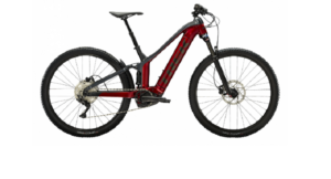 VTT Electrique Tout Suspendu Trek Powerfly FS 4 500 Shimano Deore 10V 500Wh Crimson Lithium Grey 2023