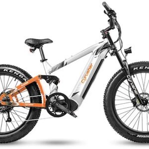 VTT électrique Cyrusher Ranger Vélo électrique tout-terrien 750W 20Ah blanc