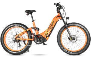 VTT électrique Cyrusher Trax hybride tout-terrain Orange