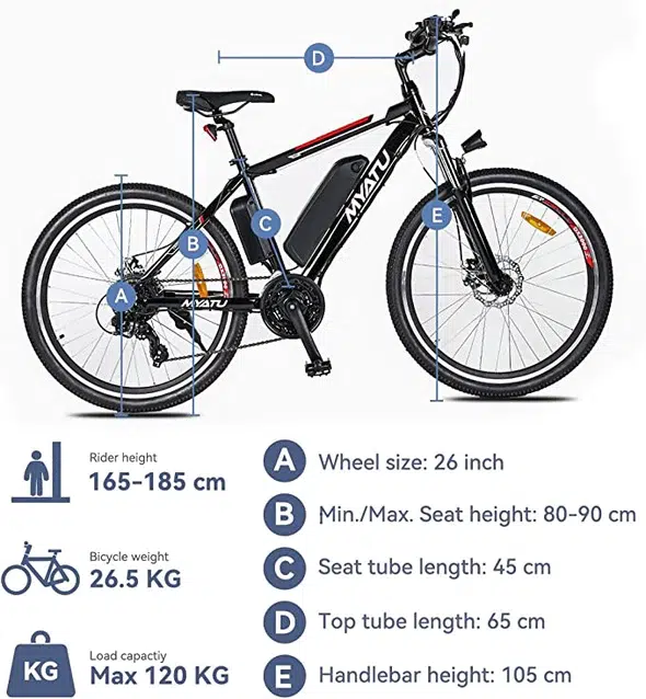 VTT électrique ESKUTE 26 Pouces