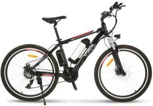 VTT électrique ESKUTE 26 Pouces Dérailleur Shimano 21 Vitesses