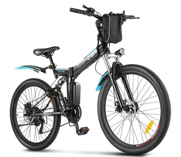 VTT électrique ESKUTE 26 Pouces Pliable TJGB Blanc