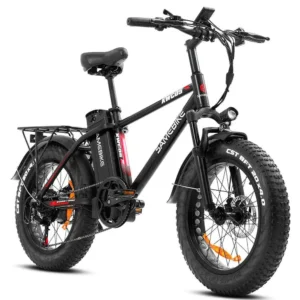 VTT électrique Fat Bike Samebike XWC05 750W 20'' 13Ah 25km/h 80km Blanc