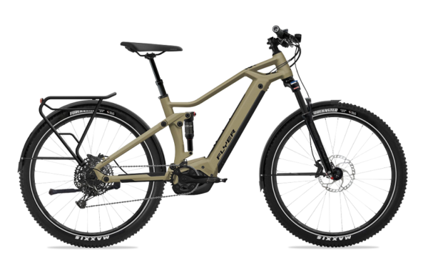 VTC électrique Flyer GOROC3 4.10 FS 27.5"- 625WH 2022 Beige