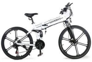 VTT électrique Samebike LO26-II 500W 26" 25km/h 70km Blanc